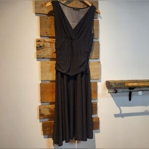 Jessica Black Polka Dot Dress